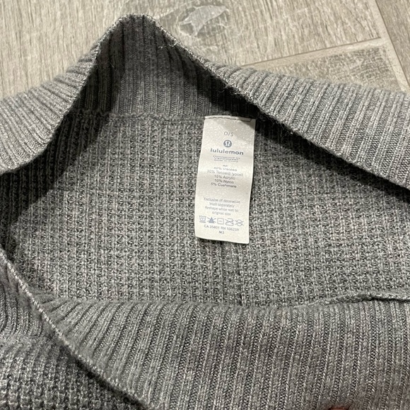 COPY - Lululemon Forward Flow gray poncho- O/S - Picture 7 of 11